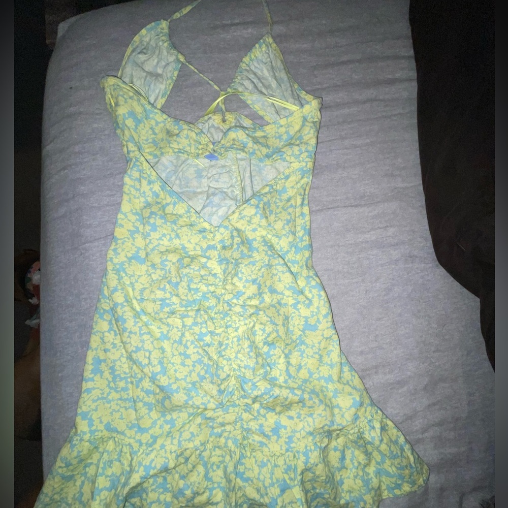 Halter cutout dress